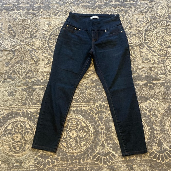 CHRISTOPHER AND BANKS  Wide Waistband Pull-on Jean Leggings Size Small Petite - Picture 2 of 9